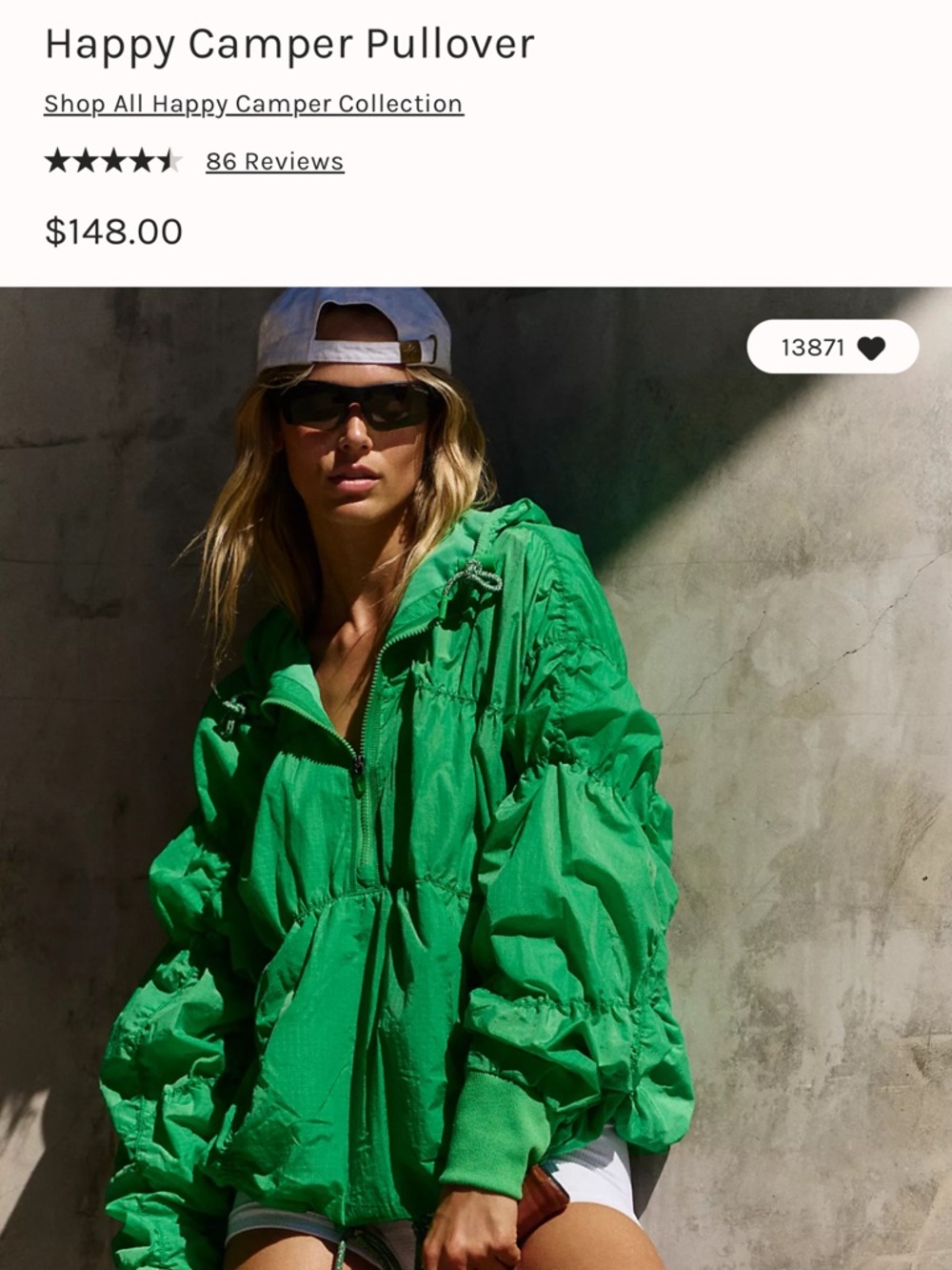 FREE PEOPLE Happy Camper Pullover, size XL